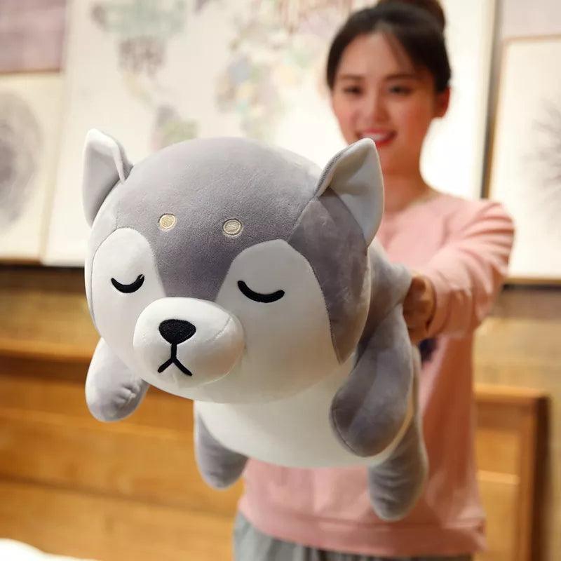 35-75cm Cute Slumber Husky Dog Plush Toys Ziggy's Pop Toy Shoppe