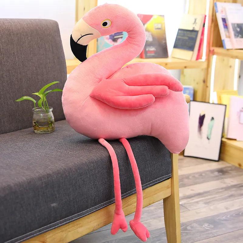 40-100cm Pink Flamingo Plush Dolls Ziggy's Pop Toy Shoppe