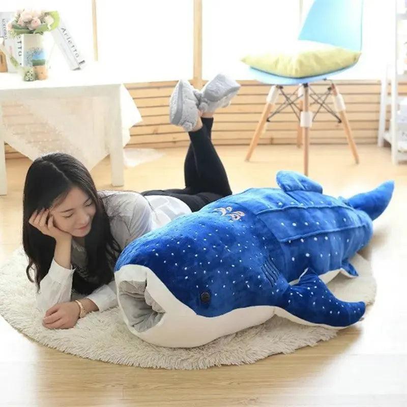 50/100cm Whale Shark Plush Toys Ziggy's Pop Toy Shoppe