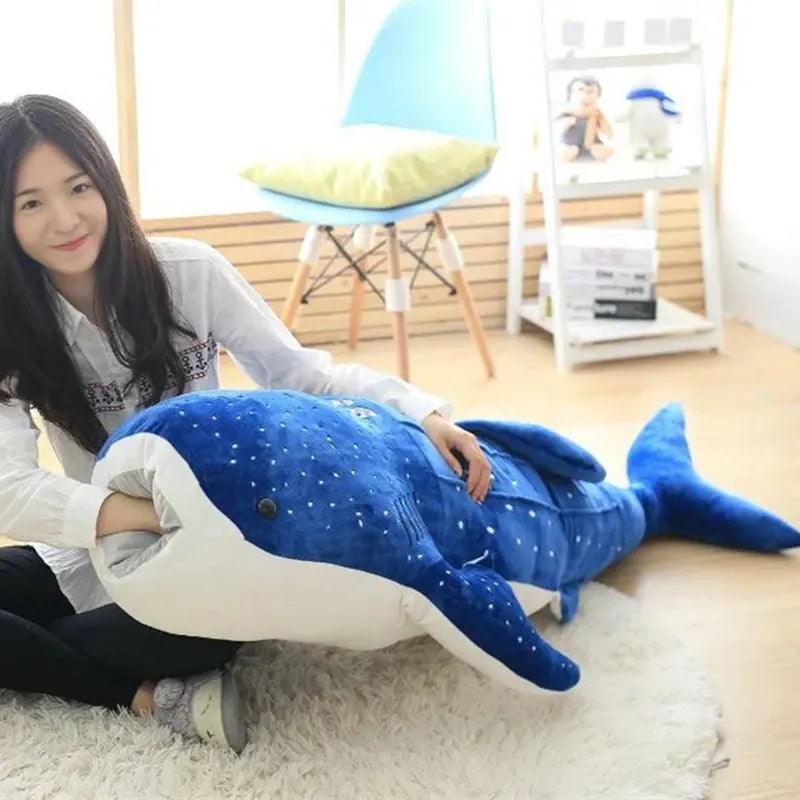 50/100cm Whale Shark Plush Toys Ziggy's Pop Toy Shoppe