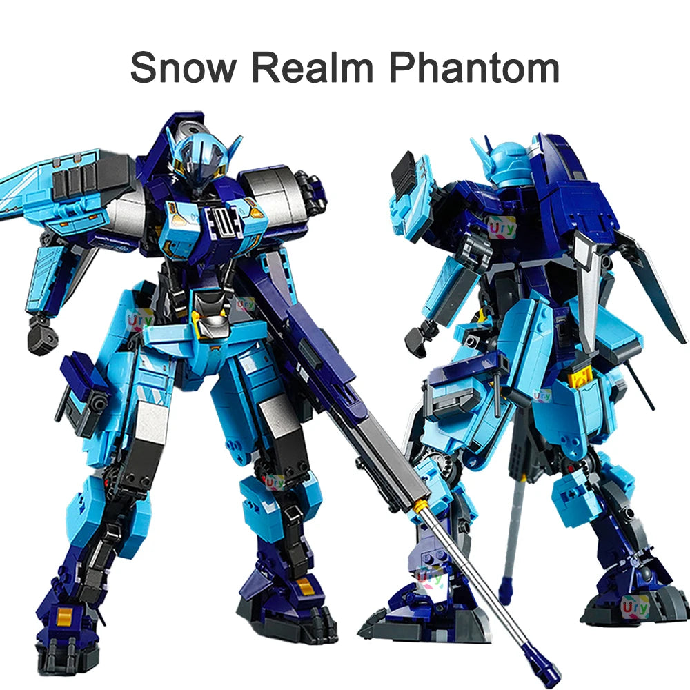 752pcs Snow Realm Phantom Mech Robot Ziggy's Pop Toy Shoppe