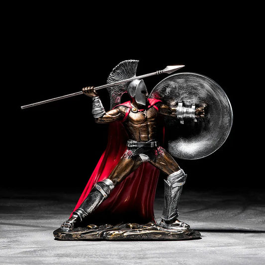 Ancient Spartan Hoplite Warrior Statue Ziggy's Pop Toy Shoppe