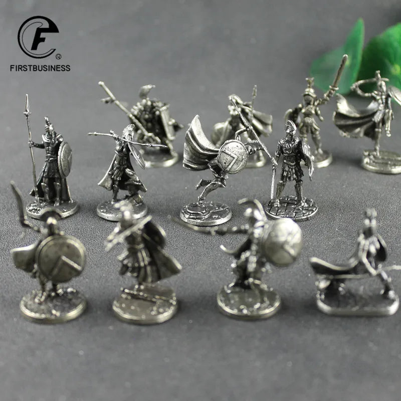Ancient Spartan Hoplite Warrior in Spear Defense Miniature Figurine Ziggy's Pop Toy Shoppe