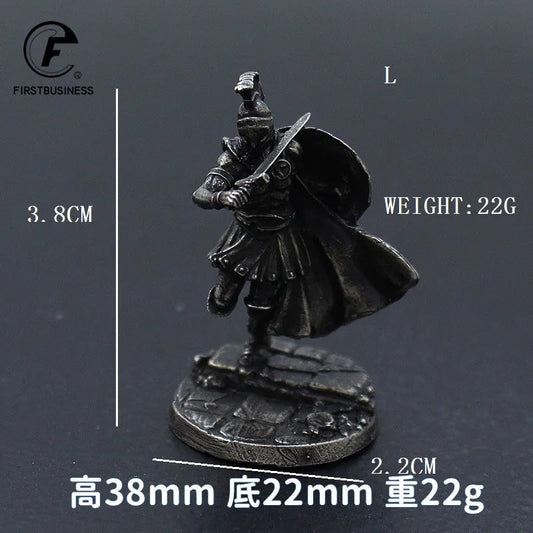 Ancient Spartan Hoplite Warrior with Slashing Sword Miniature Figurine Ziggy's Pop Toy Shoppe