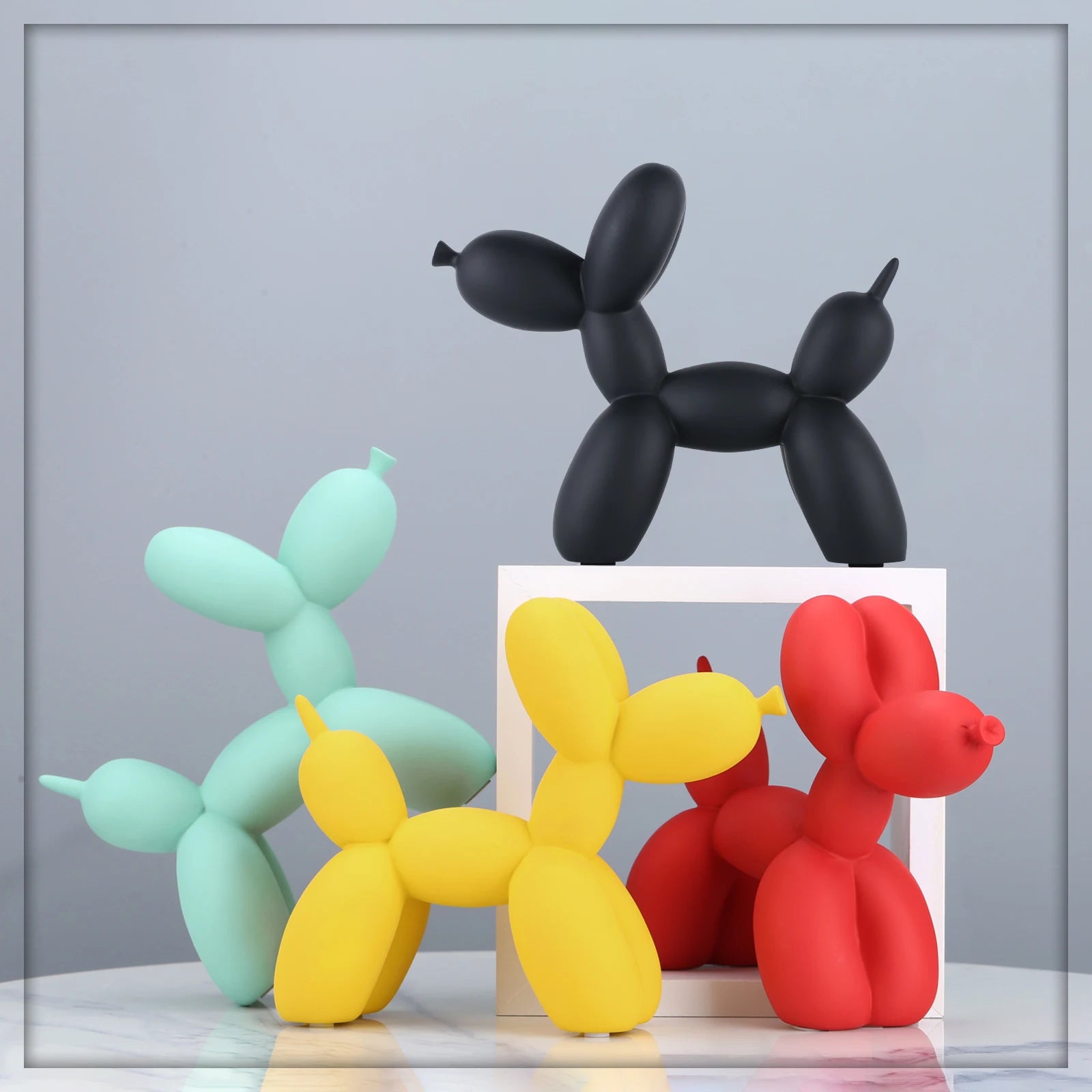 Balloon Animal Dog Figurines Ziggy's Pop Toy Shoppe