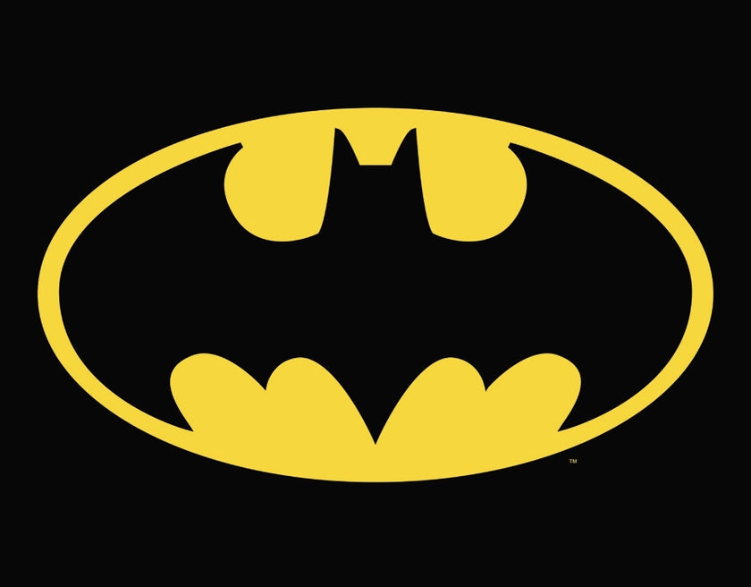 Batman - Logo Tin Sign Ziggy's Pop Toy Shoppe