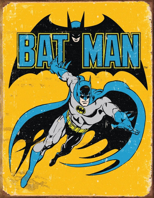 Batman - Retro Tin Sign Ziggy's Pop Toy Shoppe