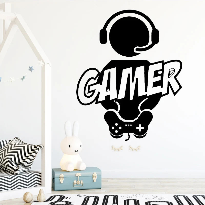 Carved Gamer Vinyl Wall Decals Ziggy's Pop Toy Shoppe