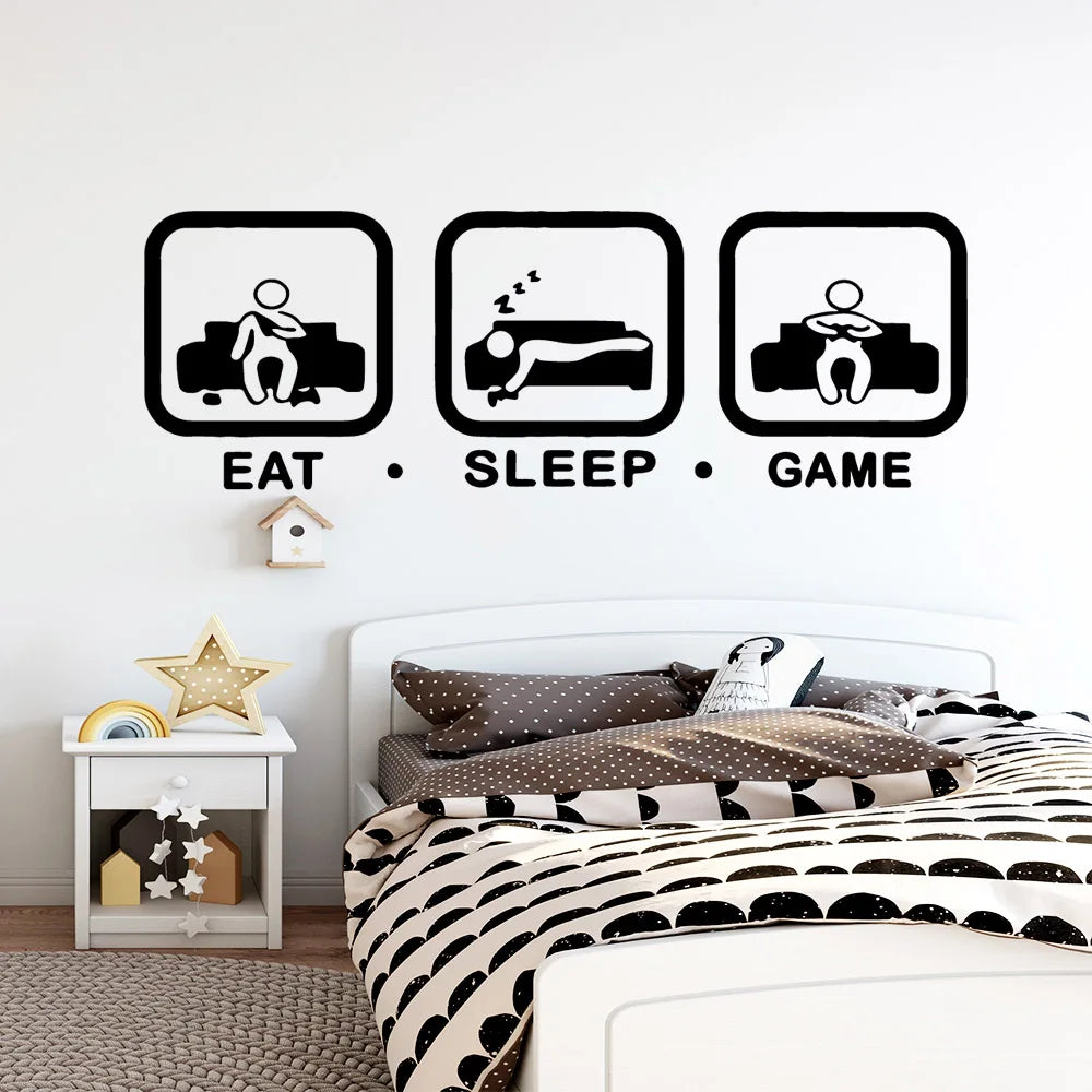 Carved Gamer Vinyl Wall Decals Ziggy's Pop Toy Shoppe