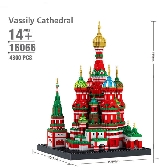 City Architecture Vassily Cathedral Moscow Set Ziggy's Pop Toy Shoppe