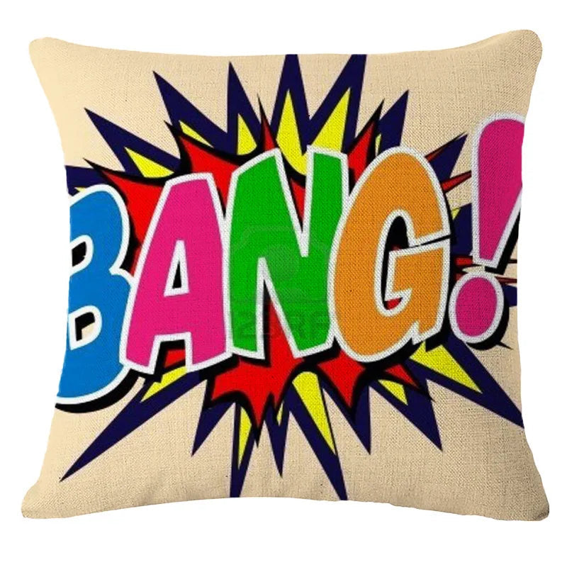 Comic Art Polyester Cotton Pillowcases Ziggy's Pop Toy Shoppe