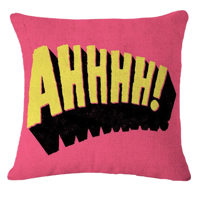 Comic Art Polyester Cotton Pillowcases Ziggy's Pop Toy Shoppe