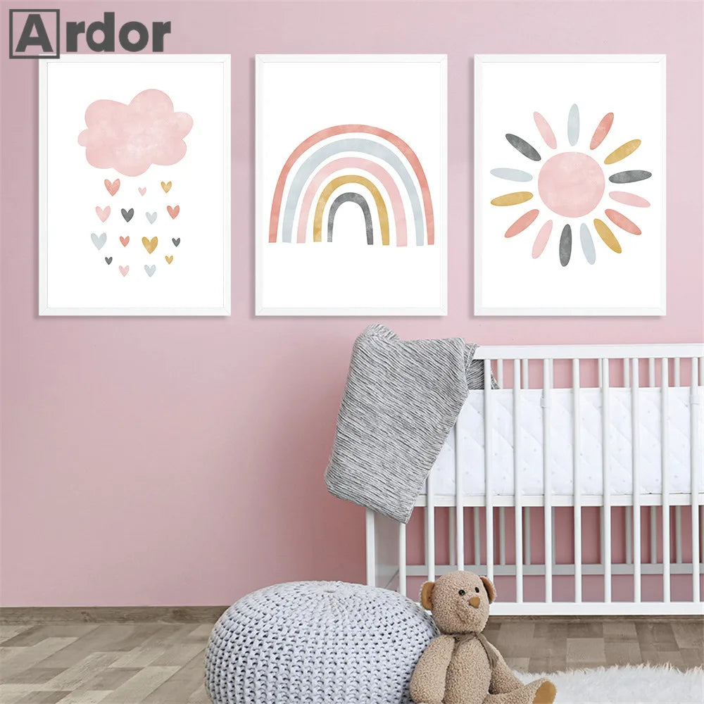 Customizable Nursery Rainbow Painting Ziggy's Pop Toy Shoppe