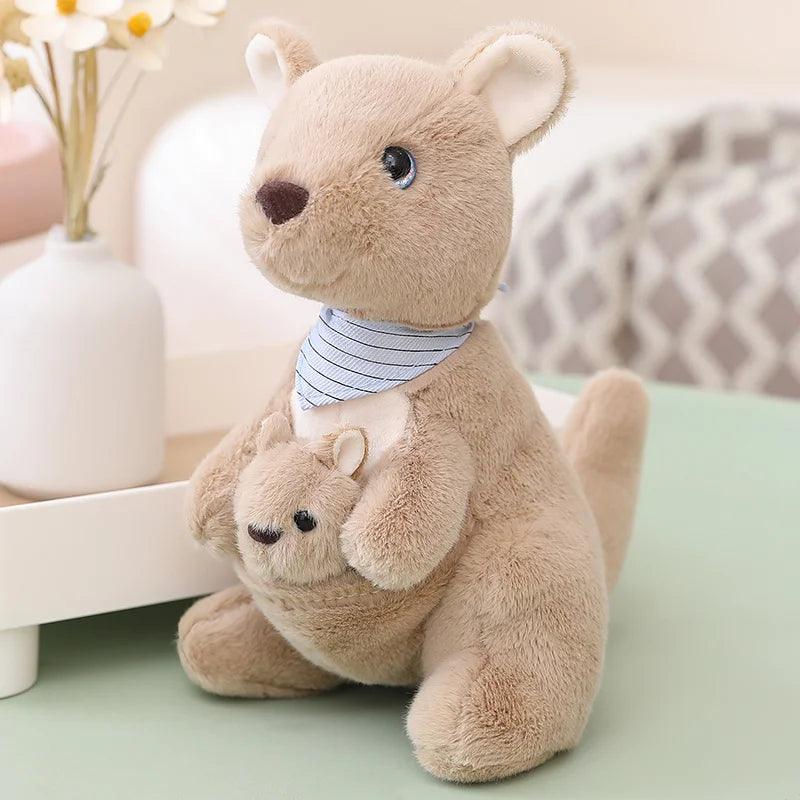 Cute Kangaroo with Baby Plush Toys Ziggy's Pop Toy Shoppe