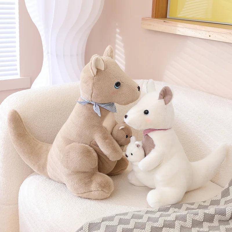 Cute Kangaroo with Baby Plush Toys Ziggy's Pop Toy Shoppe