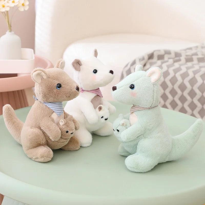 Cute Kangaroo with Baby Plush Toys Ziggy's Pop Toy Shoppe