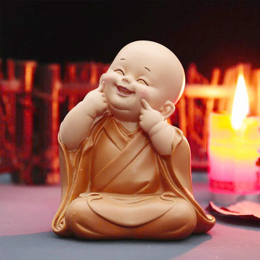 Cute Little Kung Fu Monk Figurines - 7 Styles Ziggy's Pop Toy Shoppe
