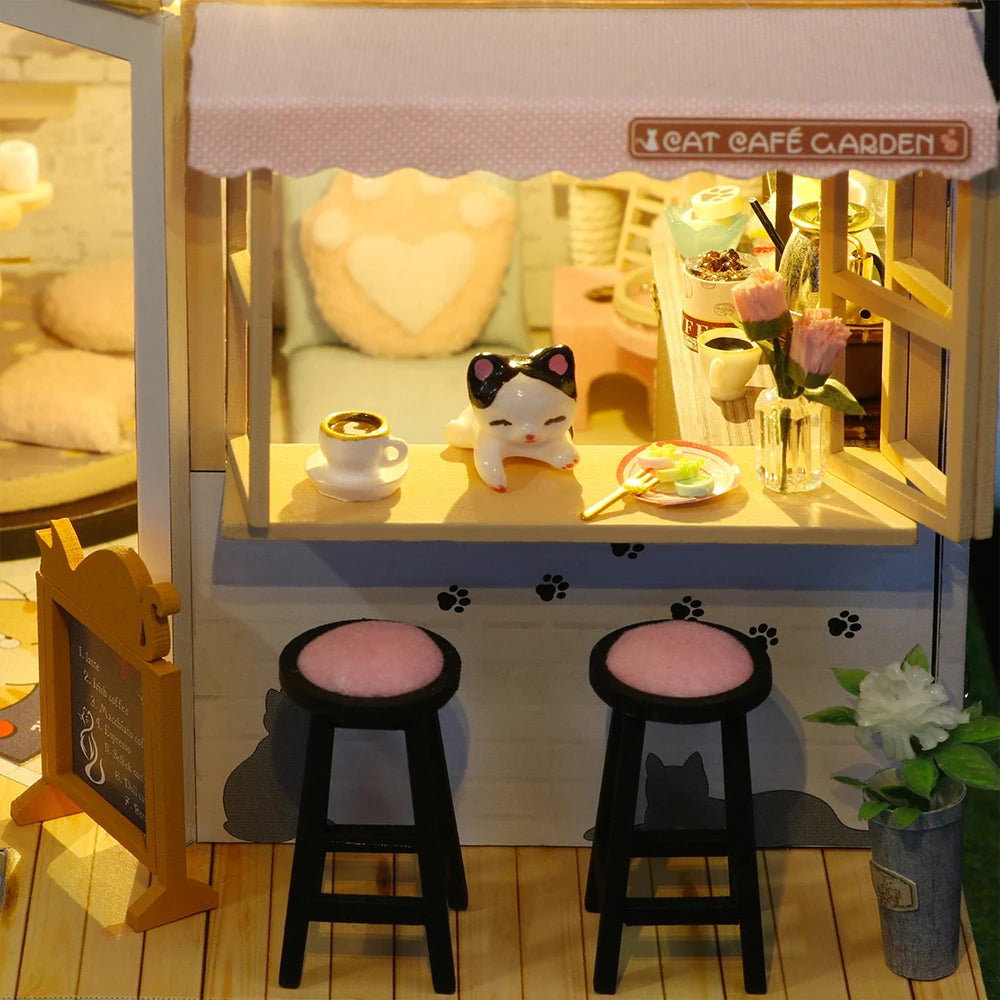 Cutebee DIY Interior Wooden Dollhouses Ziggy's Pop Toy Shoppe
