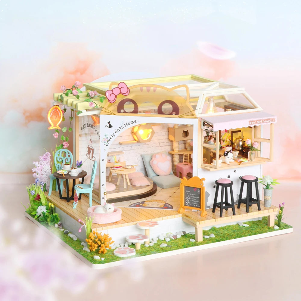 Cutebee DIY Interior Wooden Dollhouses Ziggy's Pop Toy Shoppe