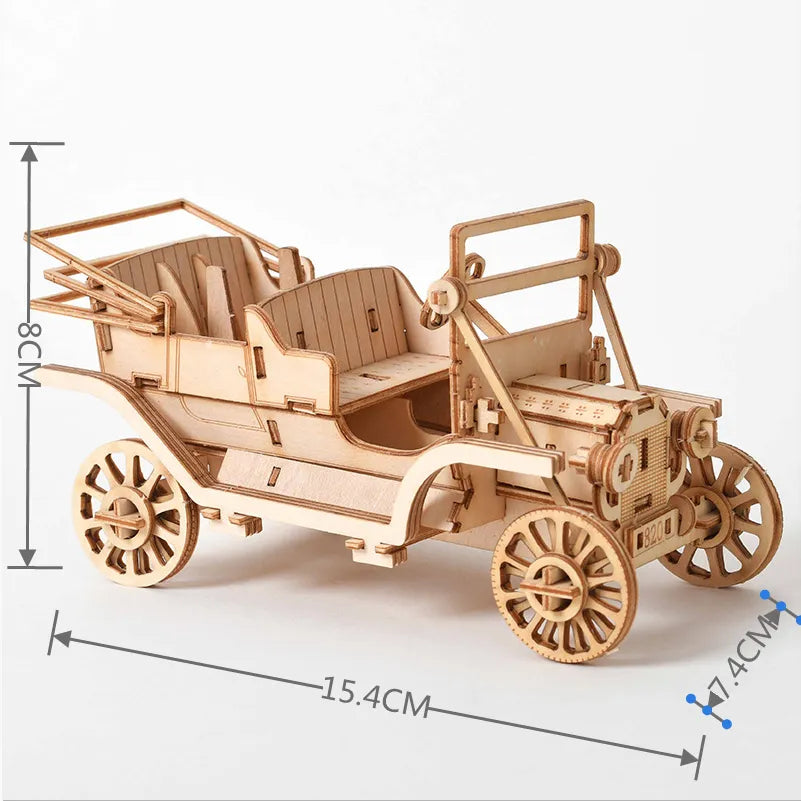 DIY 3D Wooden Classic Car Model Ziggy's Pop Toy Shoppe