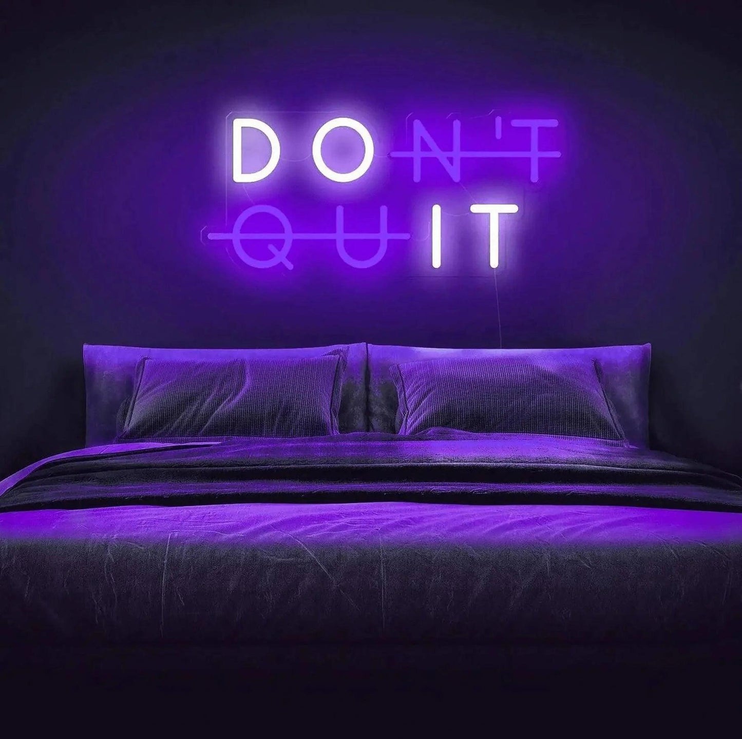 DON'T QUIT, DO IT LED Neon Sign Ziggy's Pop Toy Shoppe