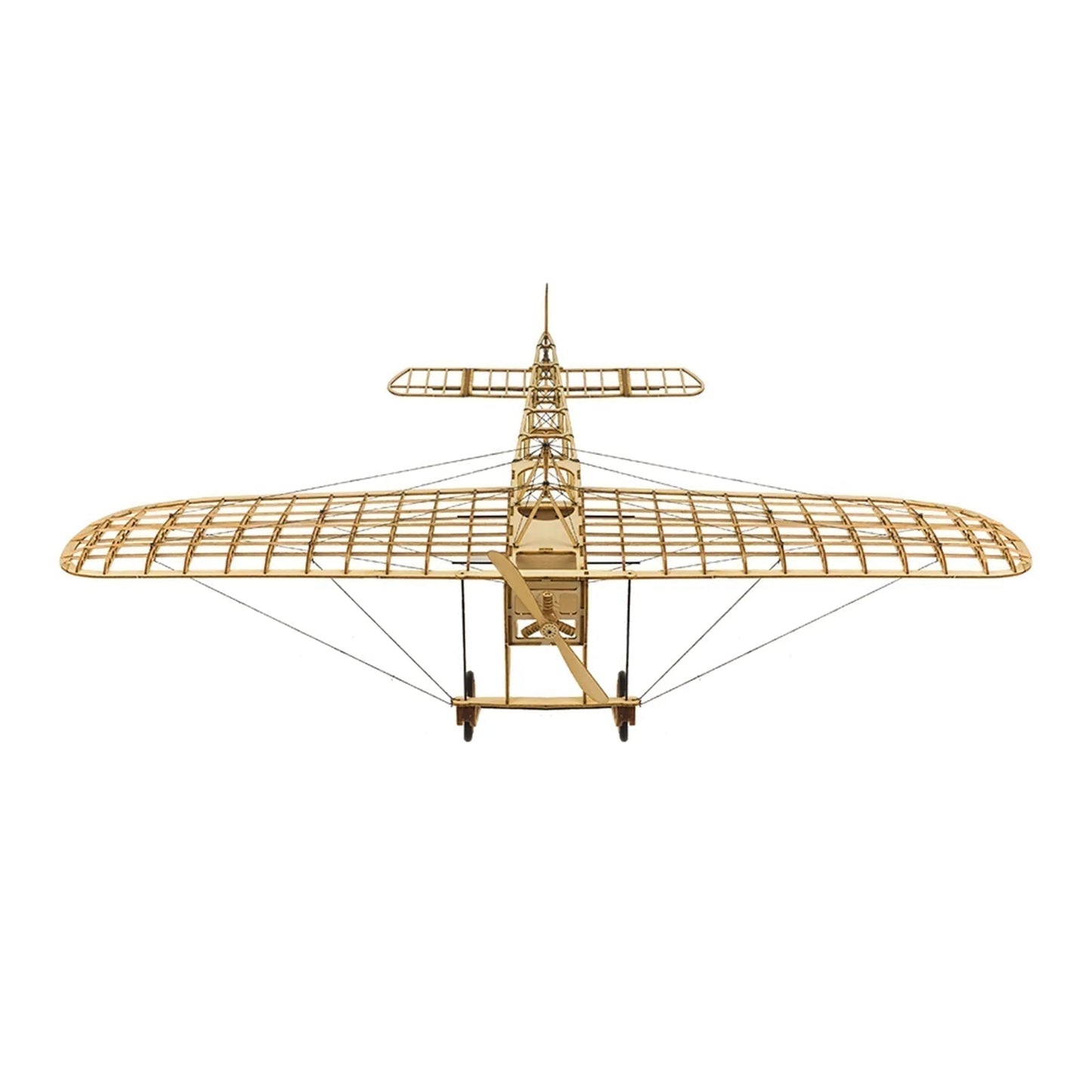 DWH VX14 Wooden 1:23 Scale Bleriot XI Airplane Model Ziggy's Pop Toy Shoppe