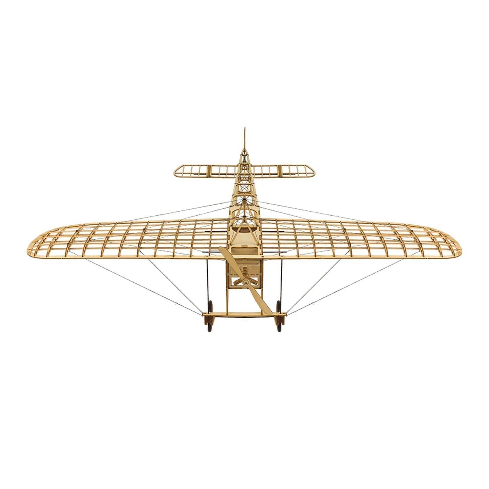 DWH VX14 Wooden 1:23 Scale Bleriot XI Airplane Model Ziggy's Pop Toy Shoppe