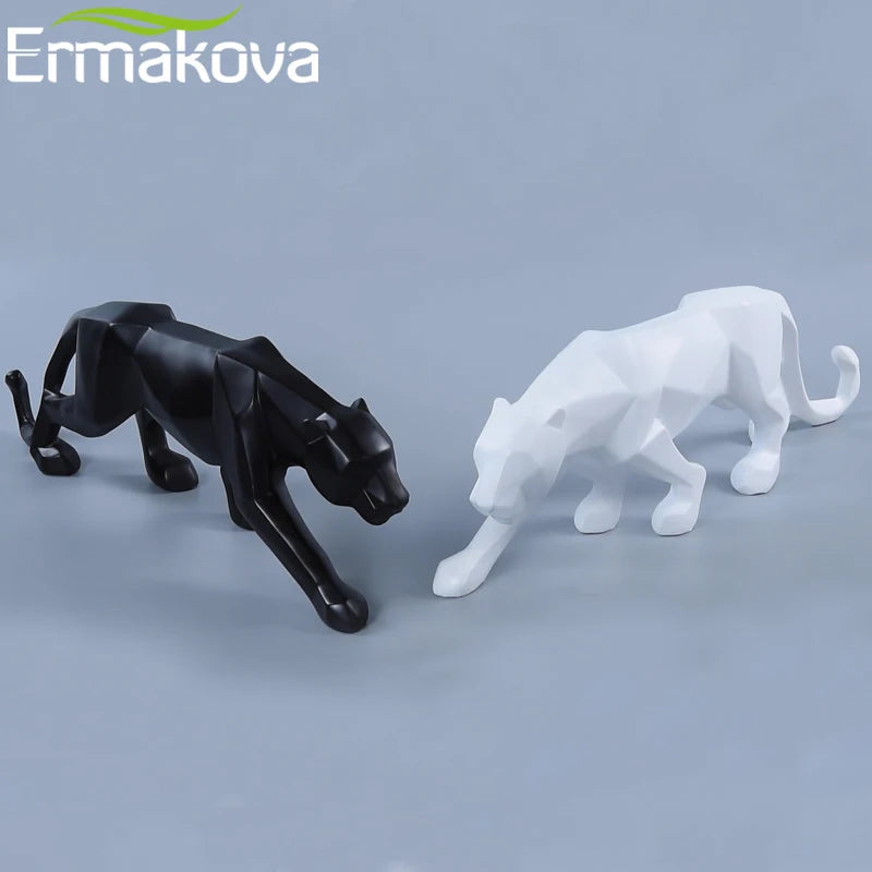 ERMAKOVA Panther Statue Figurines Ziggy's Pop Toy Shoppe