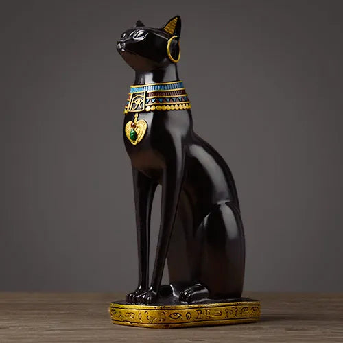 Egyptian Cat Resin Figurines Ziggy's Pop Toy Shoppe