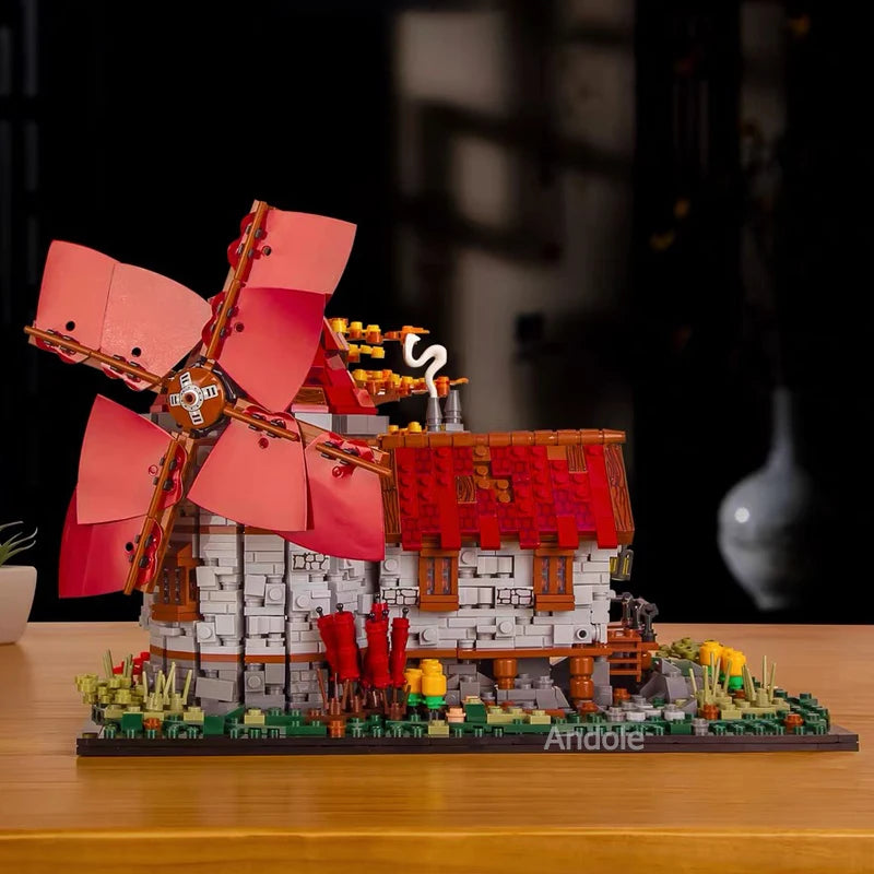 European Century Medieval Windmill Building Blocks Ziggy's Pop Toy Shoppe