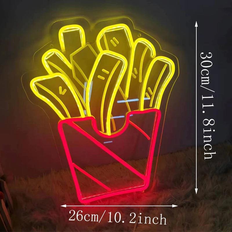 Fast Food LED Neon Signs - 14 Styles Ziggy's Pop Toy Shoppe