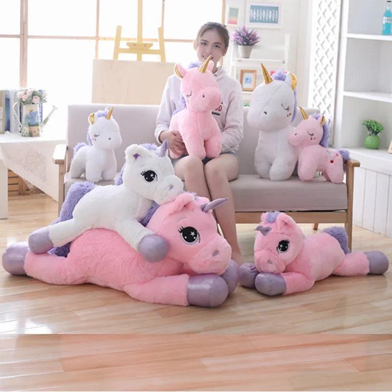 Giant Size 110/60cm Kawaii Unicorn Plush Toys Ziggy's Pop Toy Shoppe