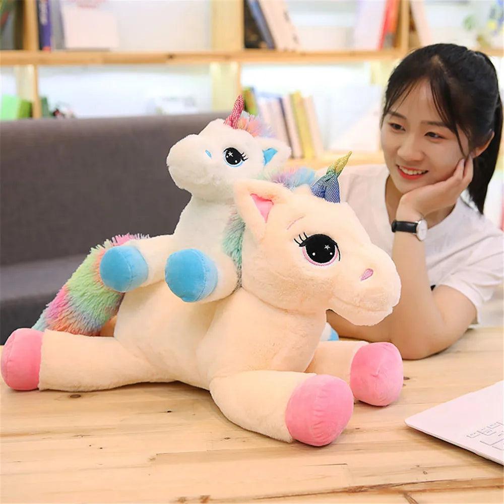 Giant Size 110/60cm Kawaii Unicorn Plush Toys Ziggy's Pop Toy Shoppe