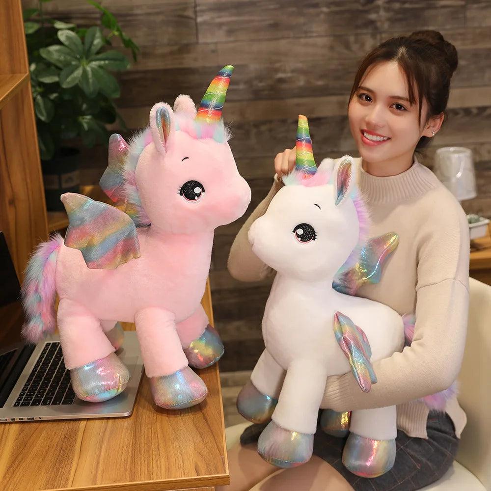 Giant Size Unicorn and Pegasus Plush Toys Ziggy's Pop Toy Shoppe