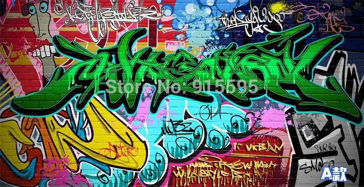 Graffiti Letters Mural Ziggy's Pop Toy Shoppe