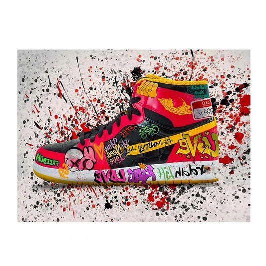 Graffiti Tide Sneakers HD Art Ziggy's Pop Toy Shoppe