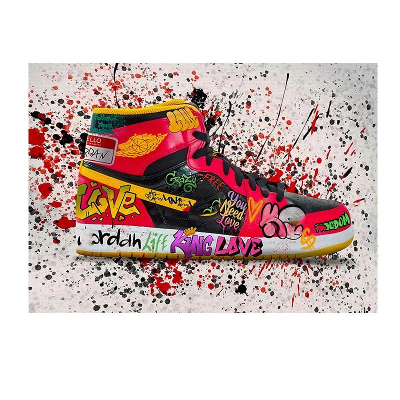 Graffiti Tide Sneakers HD Art Ziggy's Pop Toy Shoppe