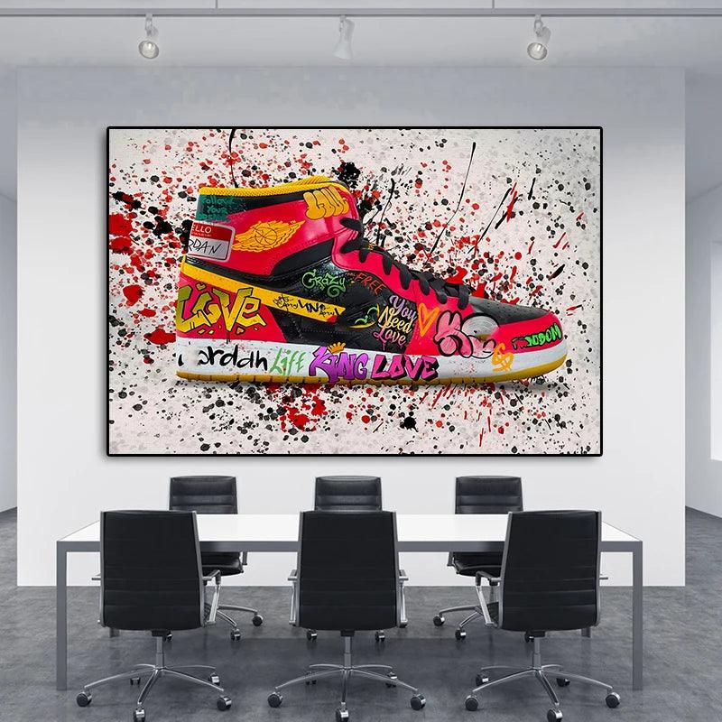 Graffiti Tide Sneakers HD Art Ziggy's Pop Toy Shoppe