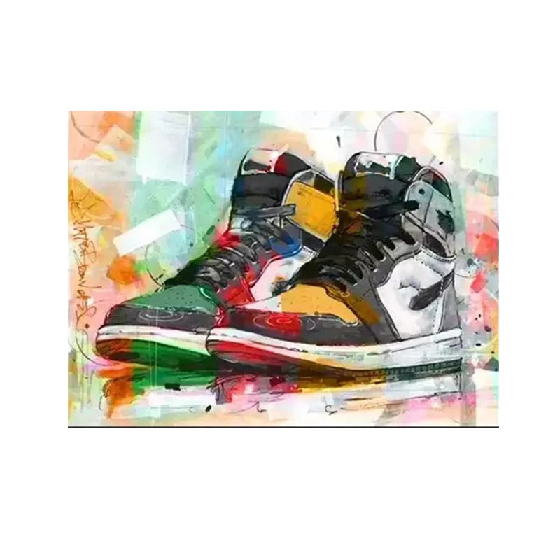 Graffiti Tide Sneakers HD Art Ziggy's Pop Toy Shoppe