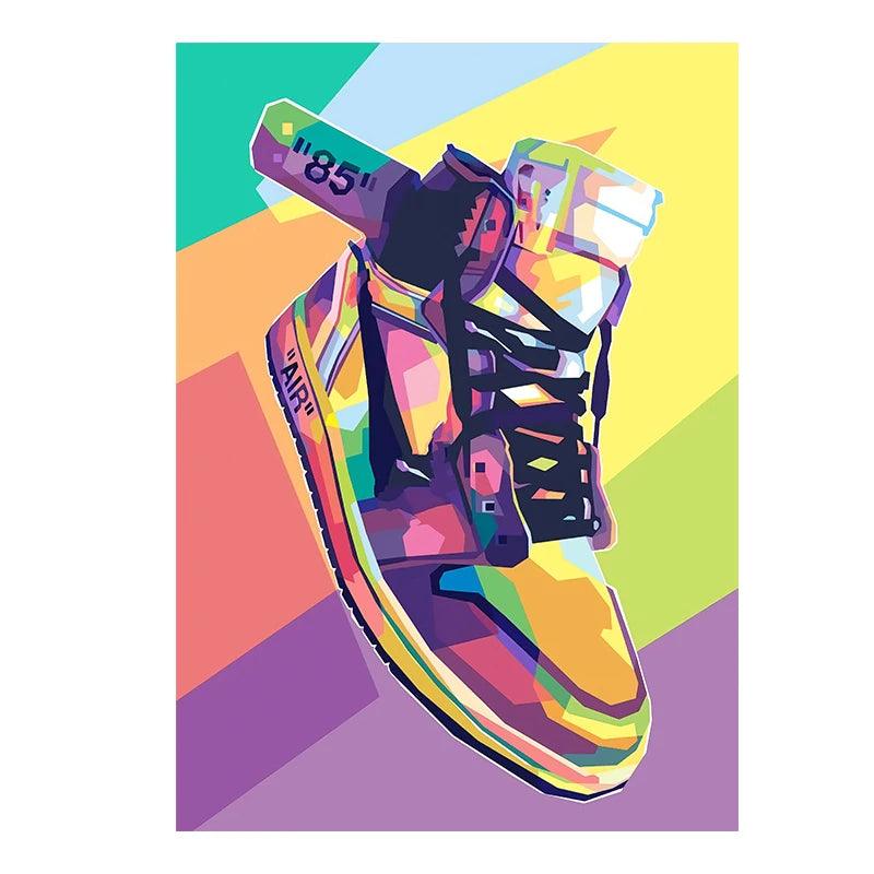 Graffiti Tide Sneakers HD Art Ziggy's Pop Toy Shoppe