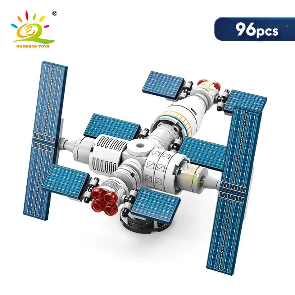 HUIQIBAO City Space Mini Building Blocks Series Ziggy's Pop Toy Shoppe