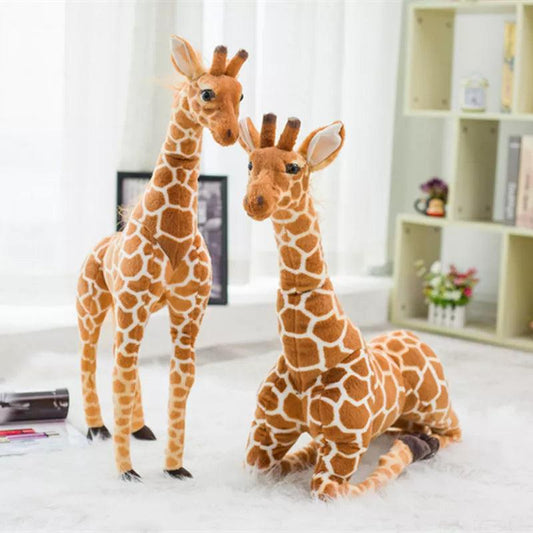 Huge Real Life Giraffe Plush Toys Ziggy's Pop Toy Shoppe