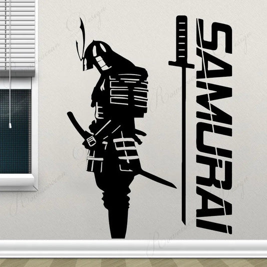 Japanese Samurai Removable Wall Decals Ziggy's Pop Toy Shoppe
