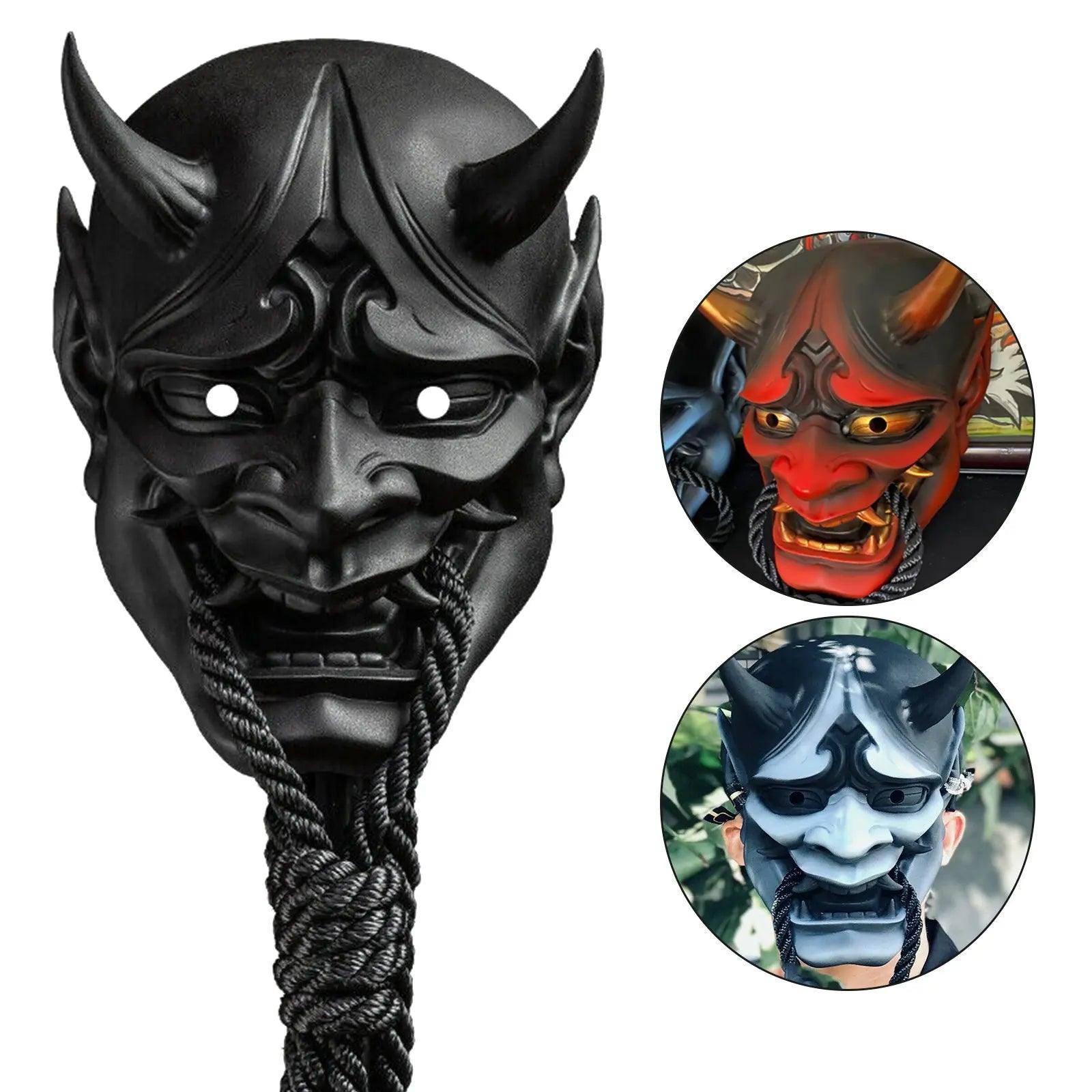 Japanese Sealed Hannya Samurai Full Face Masks Ziggy's Pop Toy Shoppe