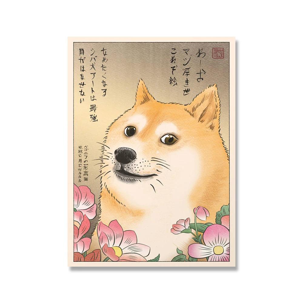 Kawaii Japanese Shiba Inu Print Ziggy's Pop Toy Shoppe