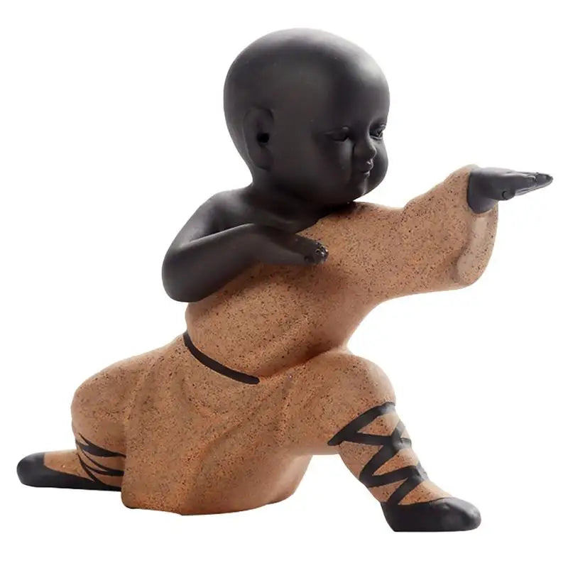Kung Fu Monk Purple Sands Statues Ziggy's Pop Toy Shoppe