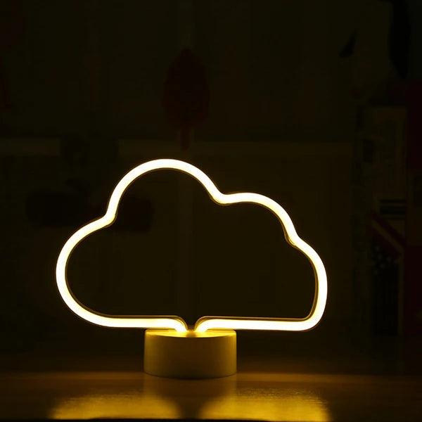 LED Neon Cloud Night Light Ziggy's Pop Toy Shoppe