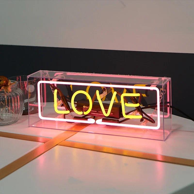 LED Neon Night Lights in Acrylic Glass - 8 Styles Ziggy's Pop Toy Shoppe