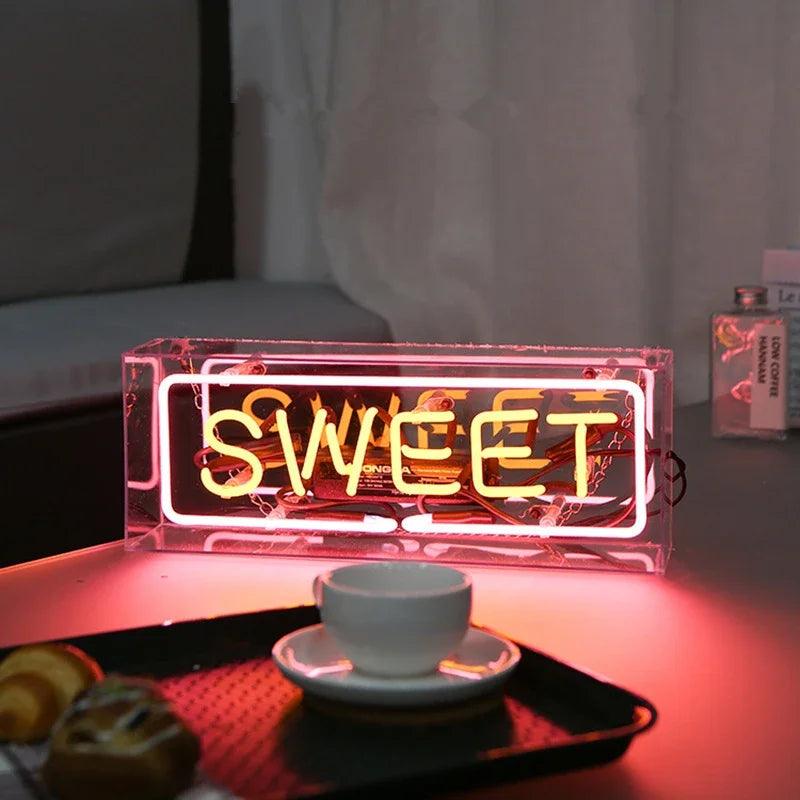 LED Neon Night Lights in Acrylic Glass - 8 Styles Ziggy's Pop Toy Shoppe