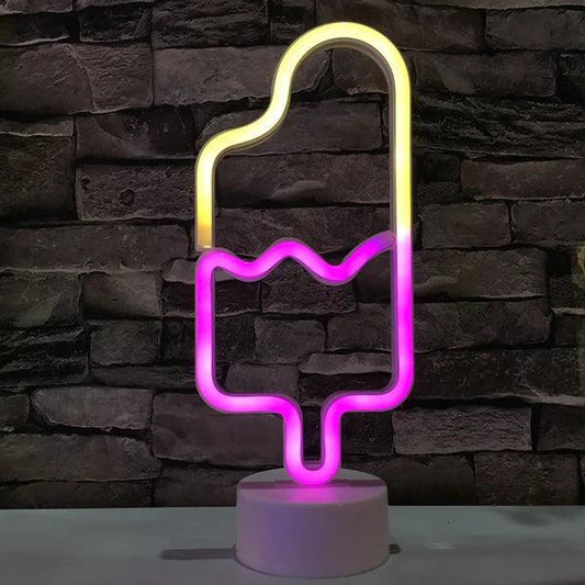 LED Neon Popsicle Night Light Ziggy's Pop Toy Shoppe